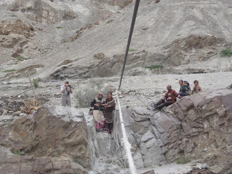 View from the box in the middle of the Zanskar.